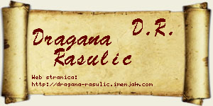 Dragana Rasulić vizit kartica